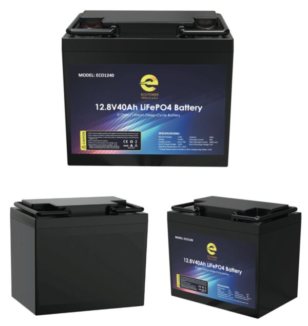 ⁦بطارية ليثيوم 40Ah 12.8V⁩ - الصورة ⁦1⁩